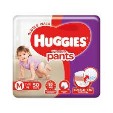 Huggies Wonder Diaper M 50